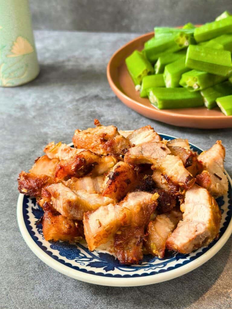 Lemongrass Fried Pork Belly (Ba Rọi Chiên Muối Sả)